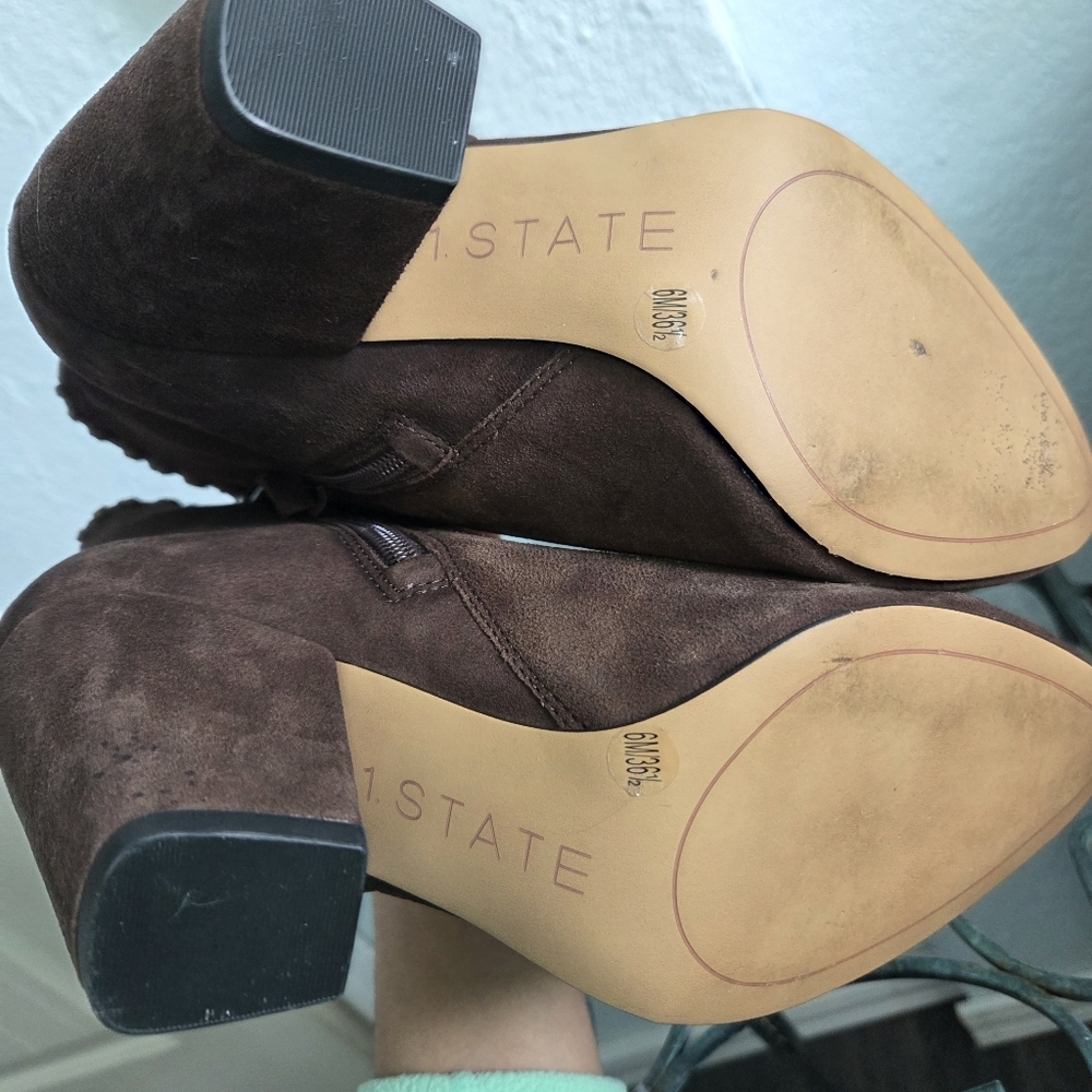 1. State Dark Brown Ankle Booties - Picture 5 of 5